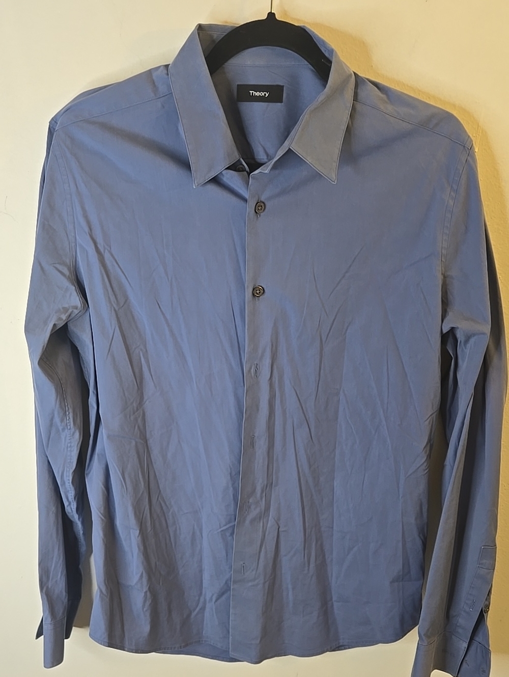 Theory Men's Light Blue Dress Shirt